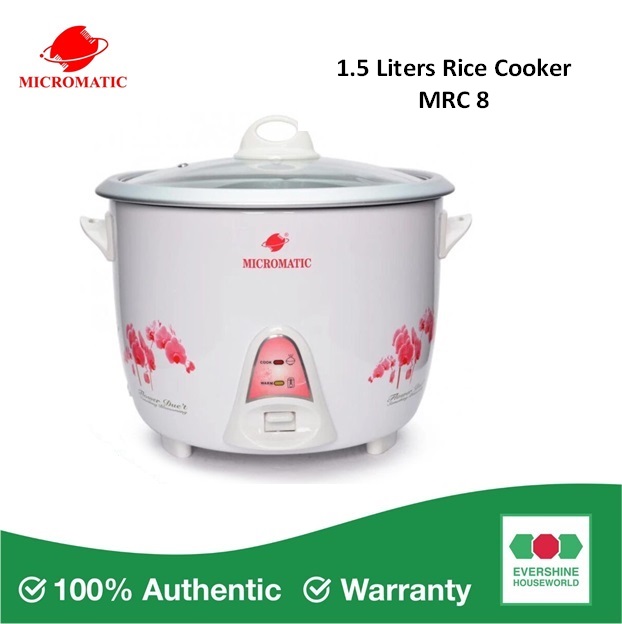 MICROMATIC 8 CUPS WITHOUT STEAMER RICE COOKER MRC 8 Lazada PH