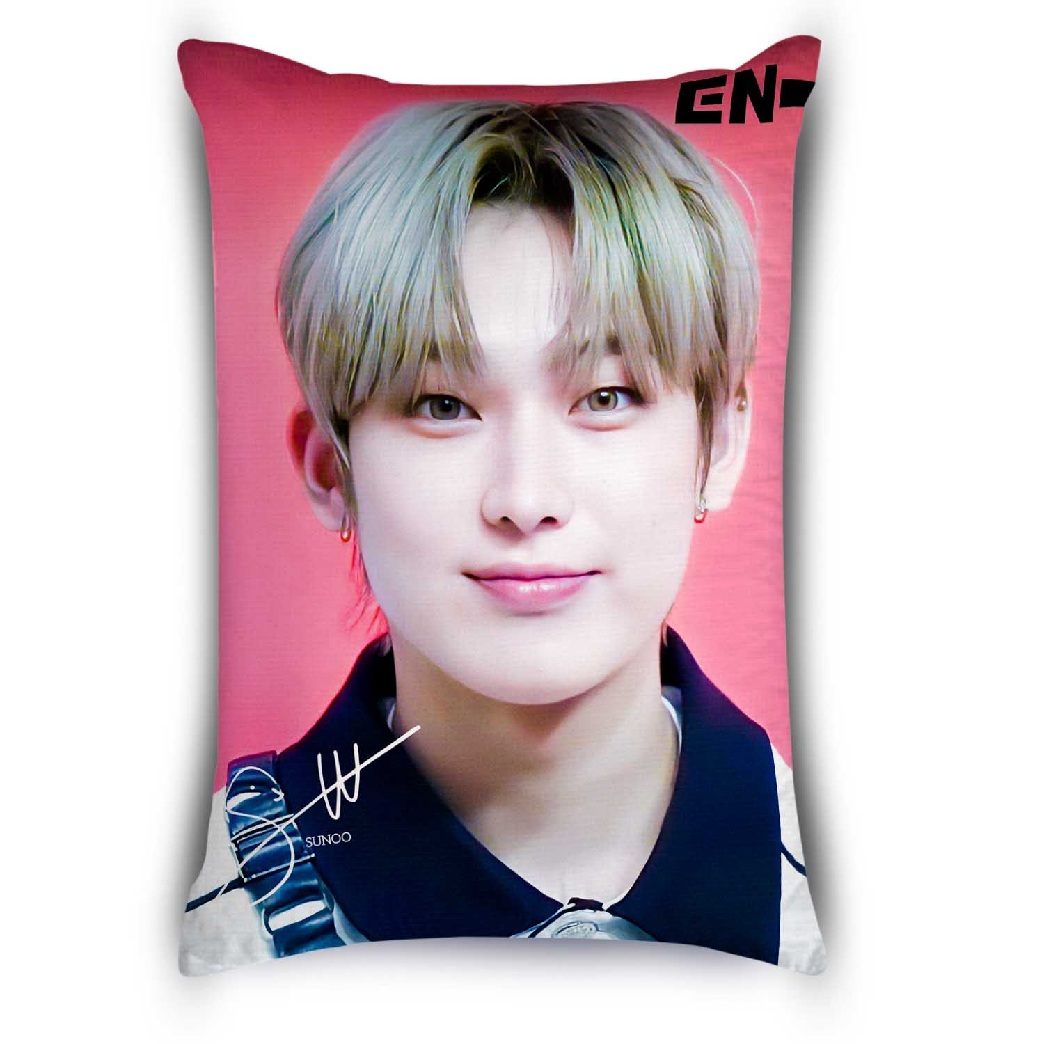 ENHYPEN SUNOO Pillow BIG Size 18x28 Inches ONHAND With FREE Face Mask