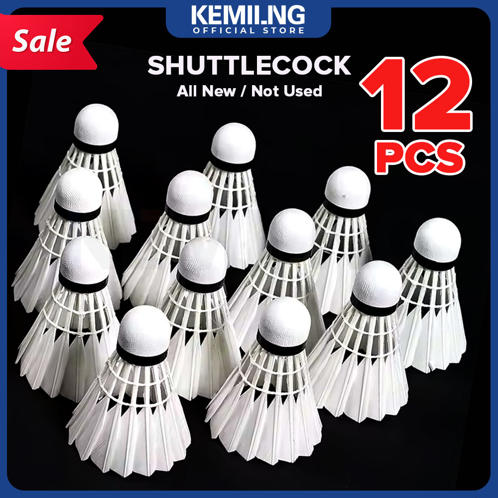 Kemilng 3Pcs Badminton Shuttlecocks Sports Fitness Aerodynamics