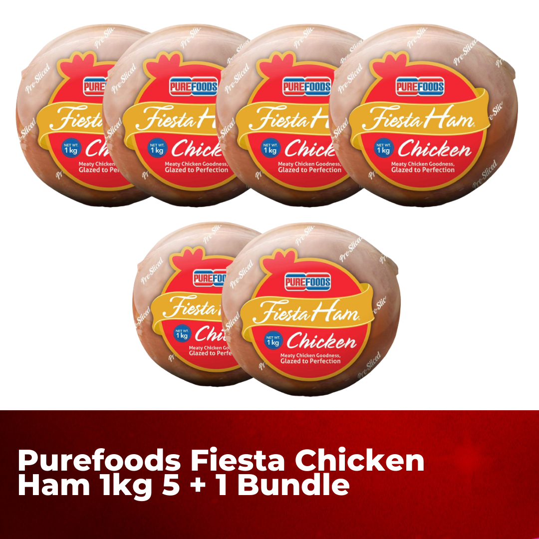 Purefoods Fiesta Chicken Ham 1kg 5 1 Bundle Lazada PH