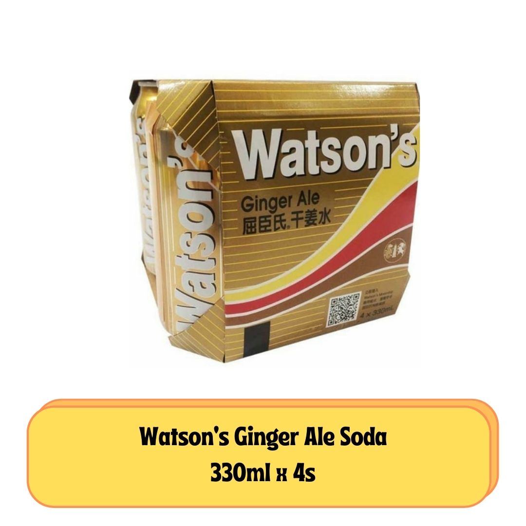 Watson S Ginger Ale Soda 330ml X 4s Lazada PH