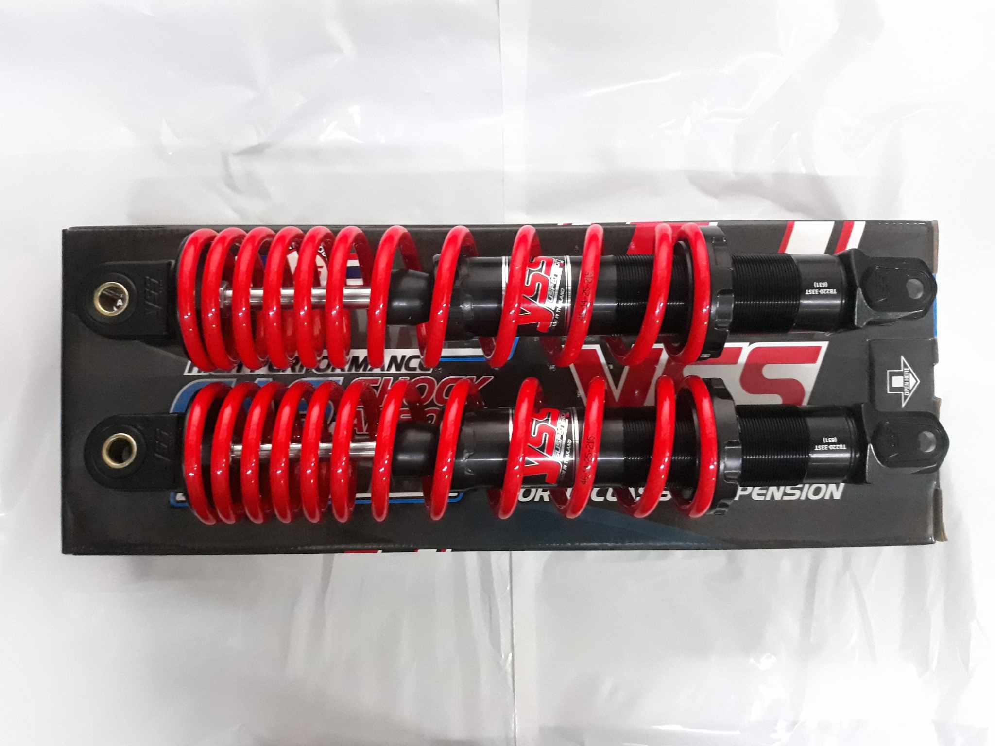 YSS DTG PLUS 335MM REAR SHOCK ABSORBER 2PCS YAMAHA NMAX V1 PCX