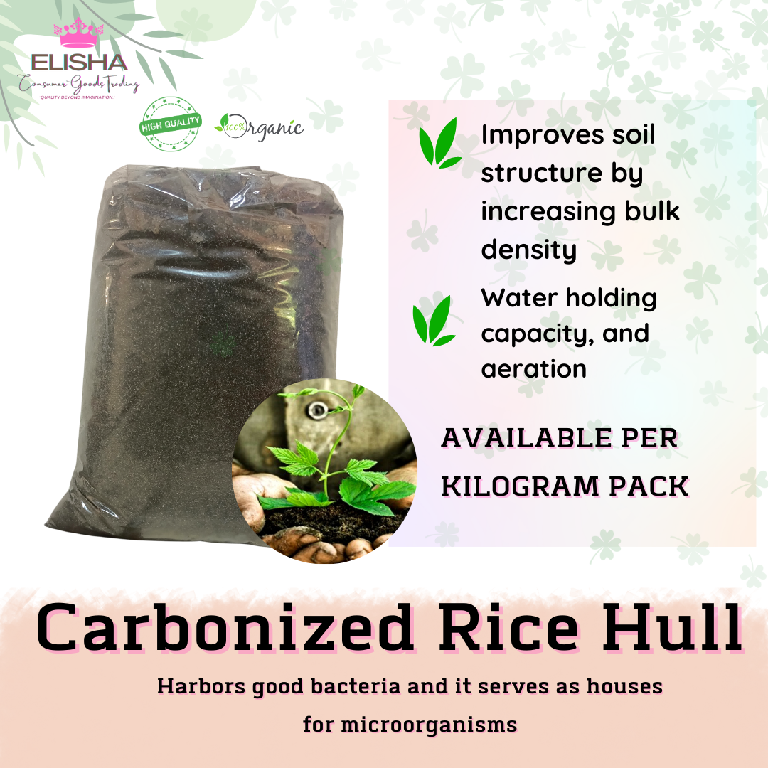 Elisha Kg Carbonized Rice Hull Crh Best For Plants Mabilis