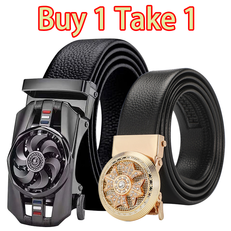 Playboy Brand Belt Men S High Quality Metal Automatic Buckle Men S Belt