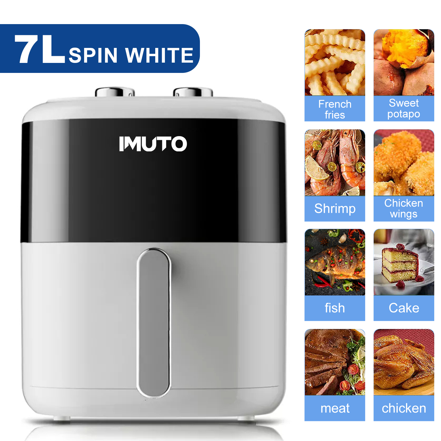 Imuto Air Fryer L L Fully Automatic Intelligent Air Fryer Touchscreen