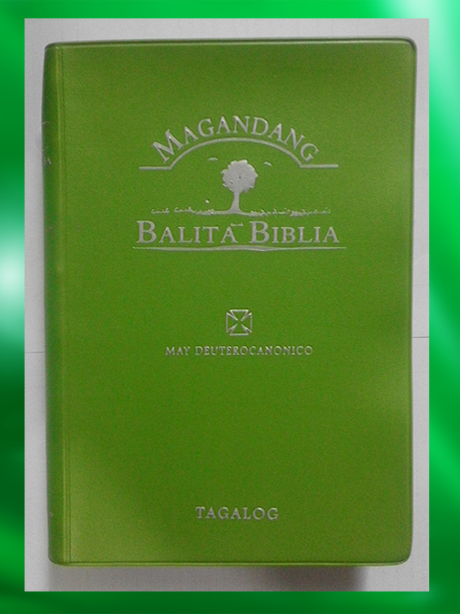 Gayo Magandang Balita Biblia Catholic Edition Flex Cover Apple Green