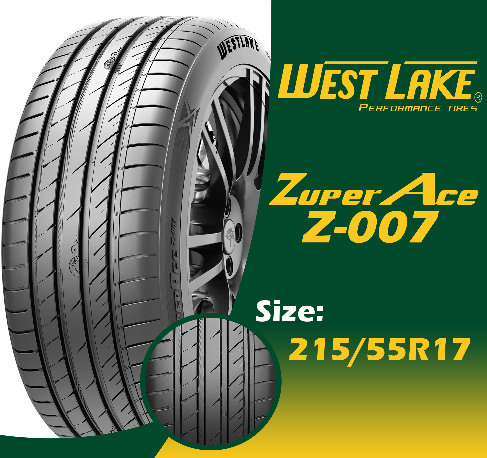 Westlake 215 55R17 ZuperAce Z 007 Tire Lazada PH