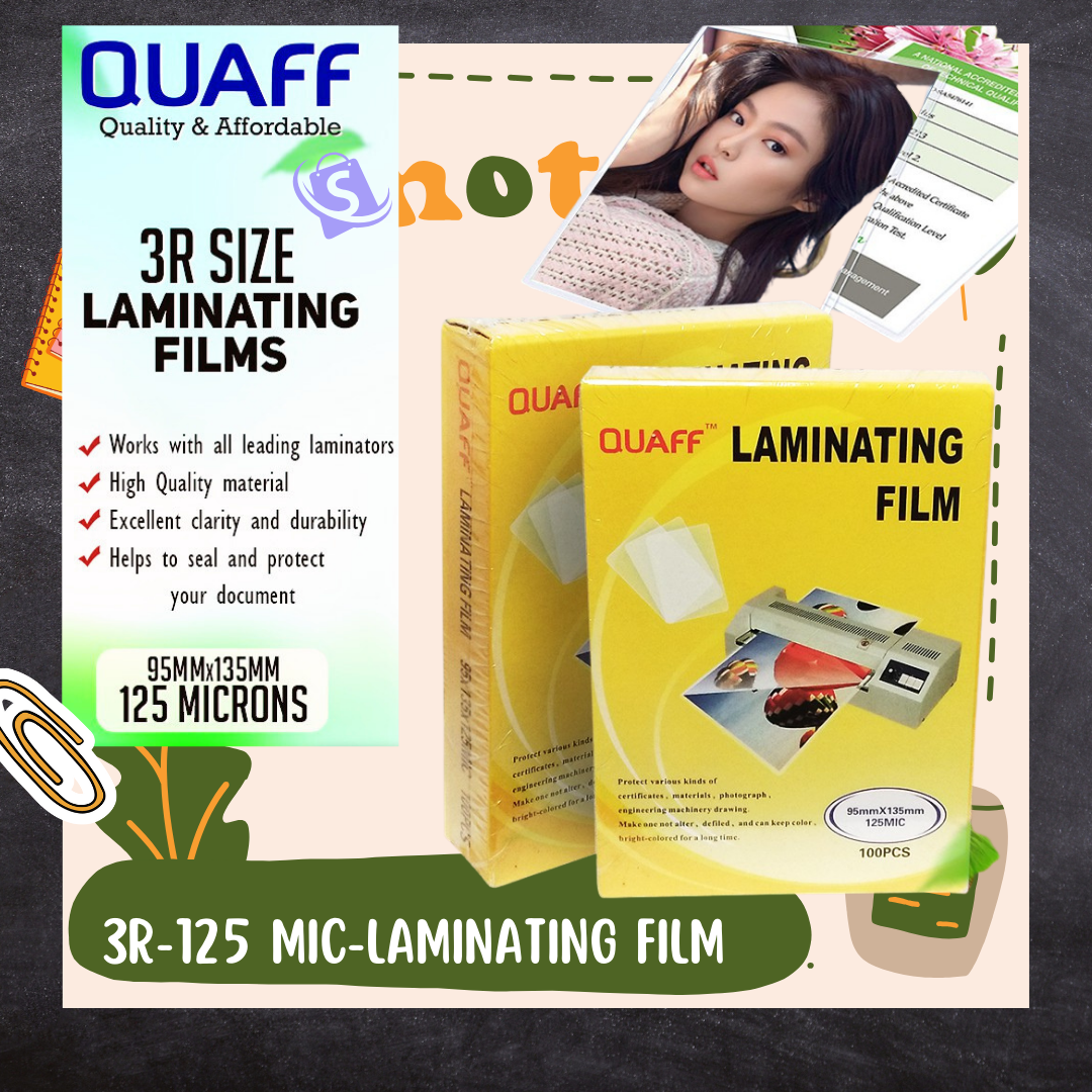 Quaff Laminating Film R R R Microns Sheets Per