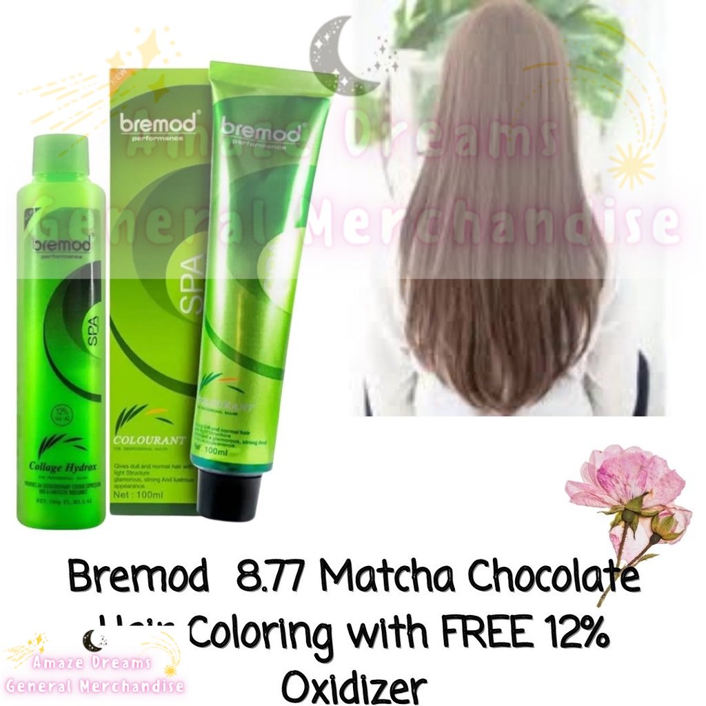 Matcha Chocolate 8 77 Bremod Hair Color Cream Basic Colors 100ml