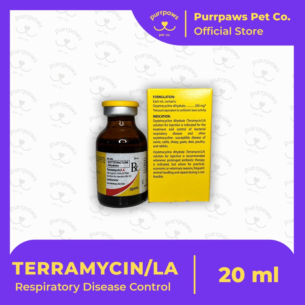 TERRAMYCIN LA 20ml 100ml EXP 12 2024 Lazada PH