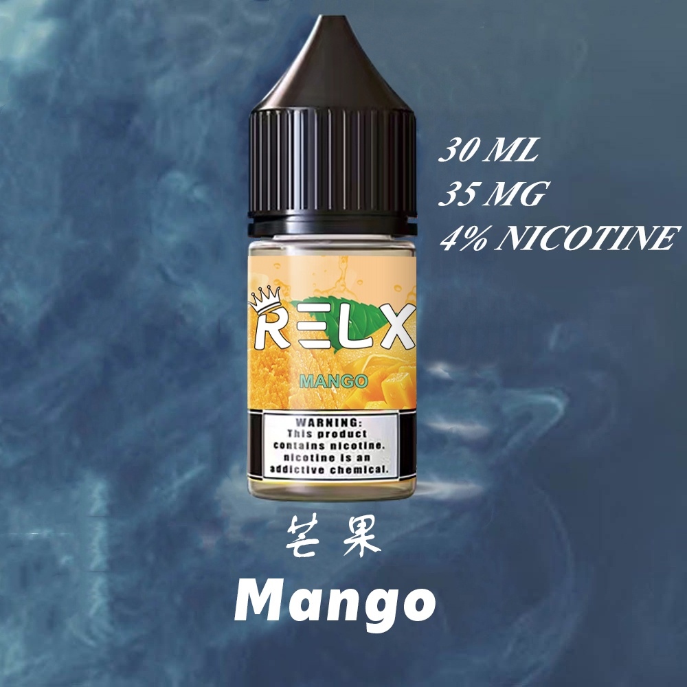 RELX Flavor Nic Salt Vape E Juice 30ml 4 NIC Refill In Any Cartridge