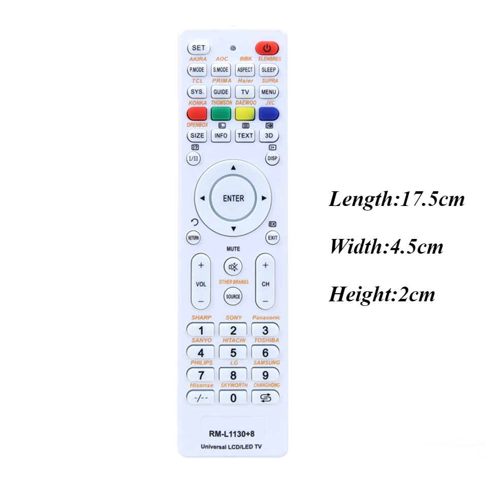 Universal LED LCD TV Remote Control Huayu RM L1130 8 Lazada PH