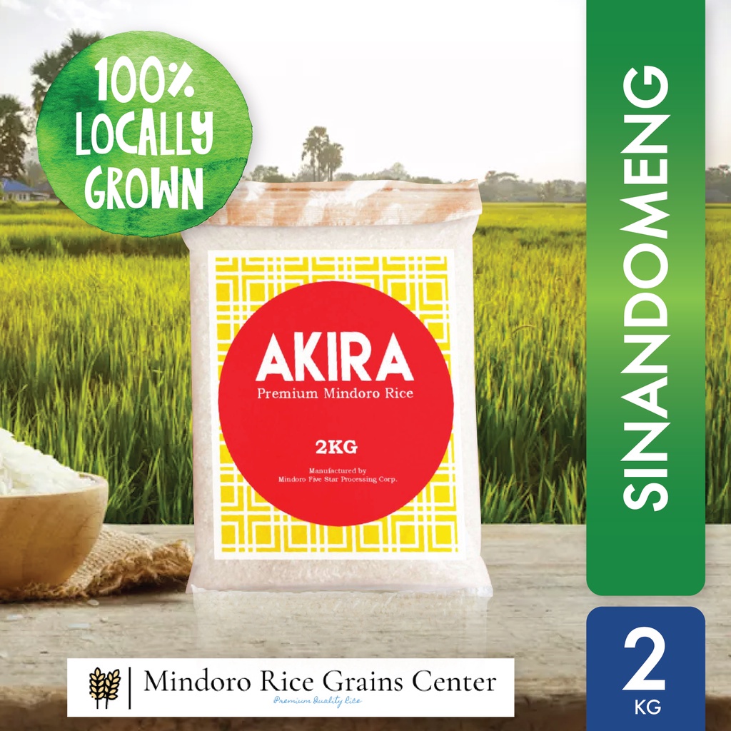 Akira Premium Well Milled Sinandomeng Rice Local Rice From