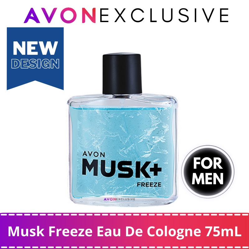 AVON Musk Freeze Eau De Cologne Spray 75mL Perfume For Men Cologne