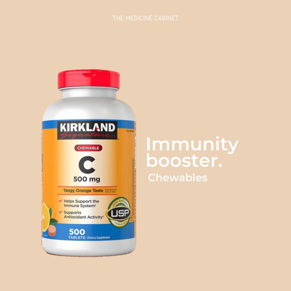 Kirkland Signature Chewables Vitamin C Mg Tablets Lazada Ph