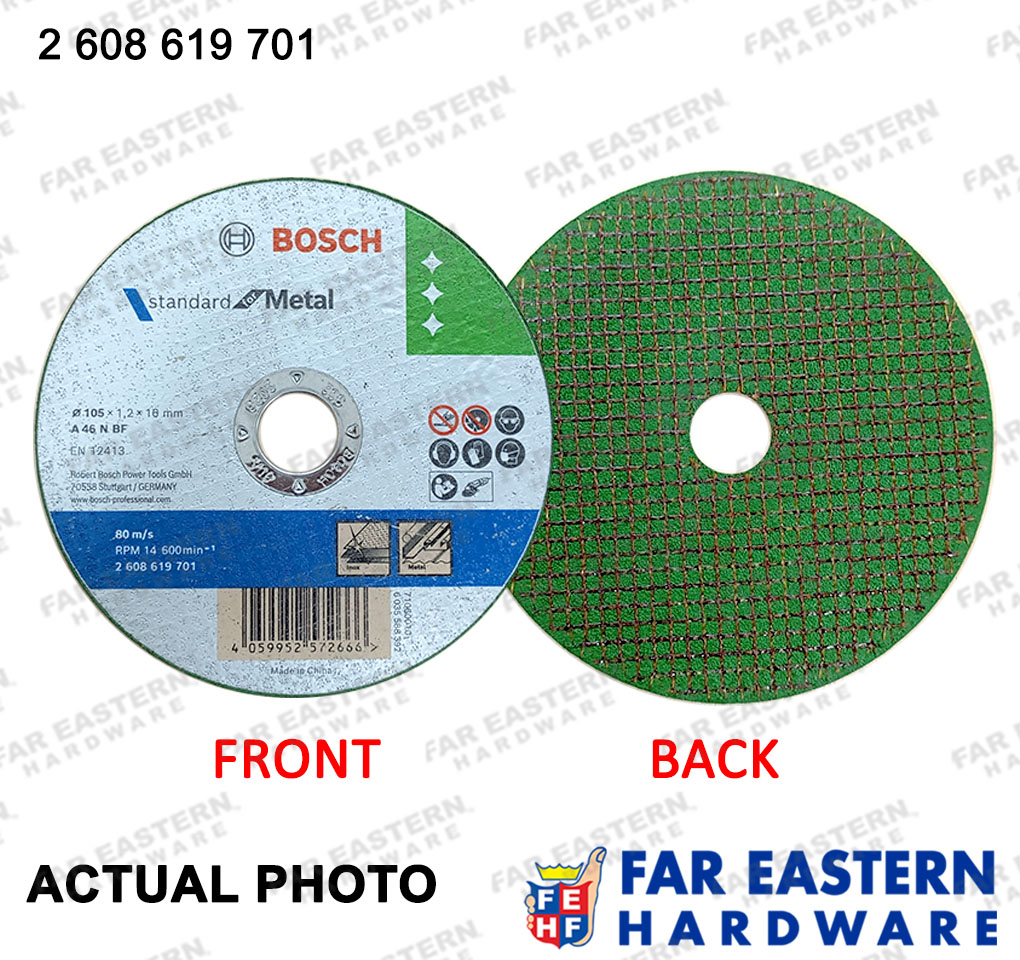 Bosch Cutting Disc Standard For Metal Inox Pcs Box