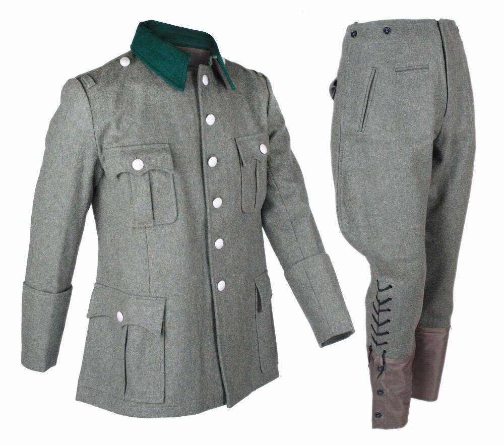 Tomwang Ww Wwii German Elite M Officer Wool Gray Green Field