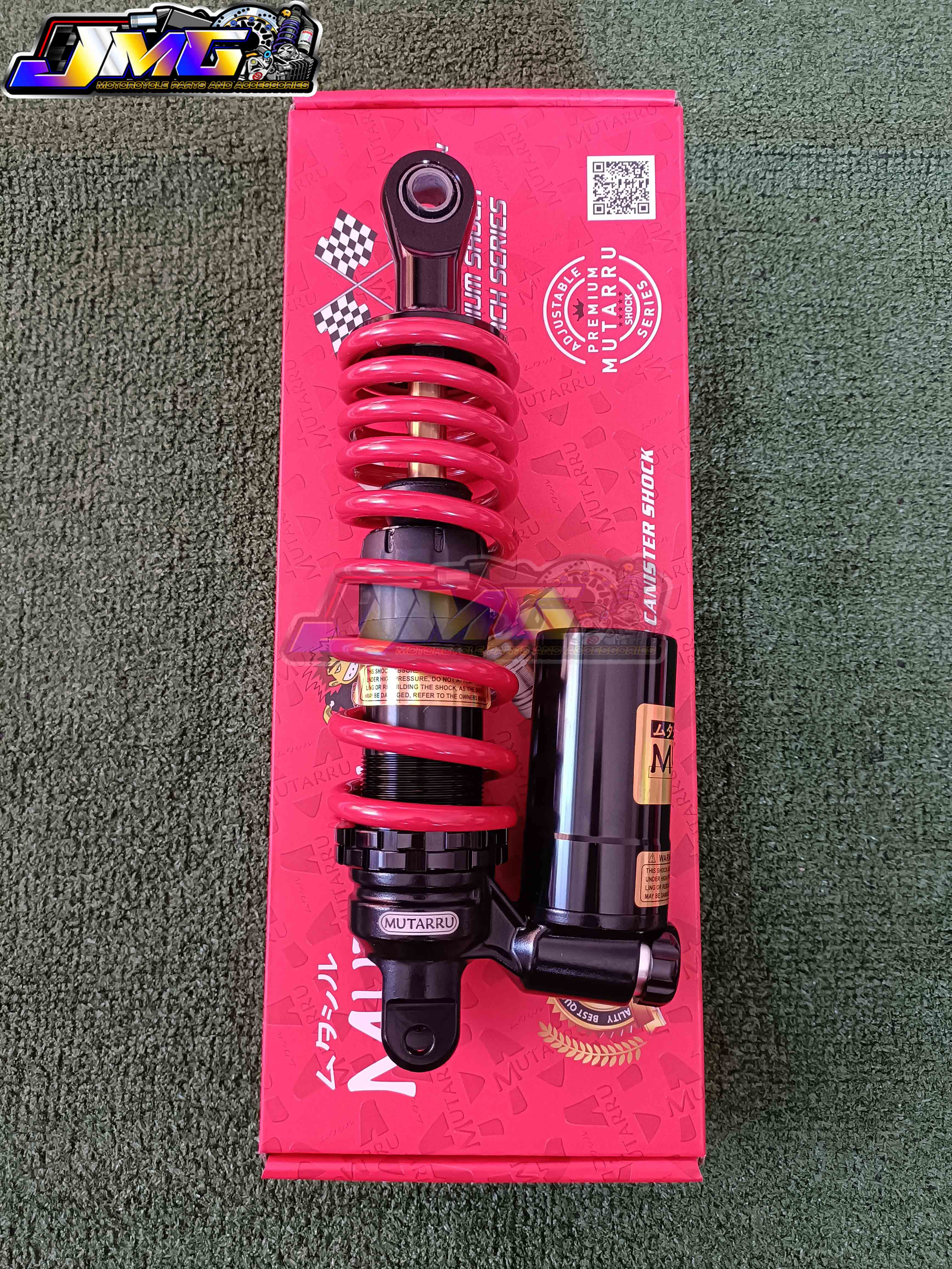 MUTARRU REAR SHOCK PREMIUM SERIES W TANK ADJUSTABLE YAMAHA MIO SOUL I