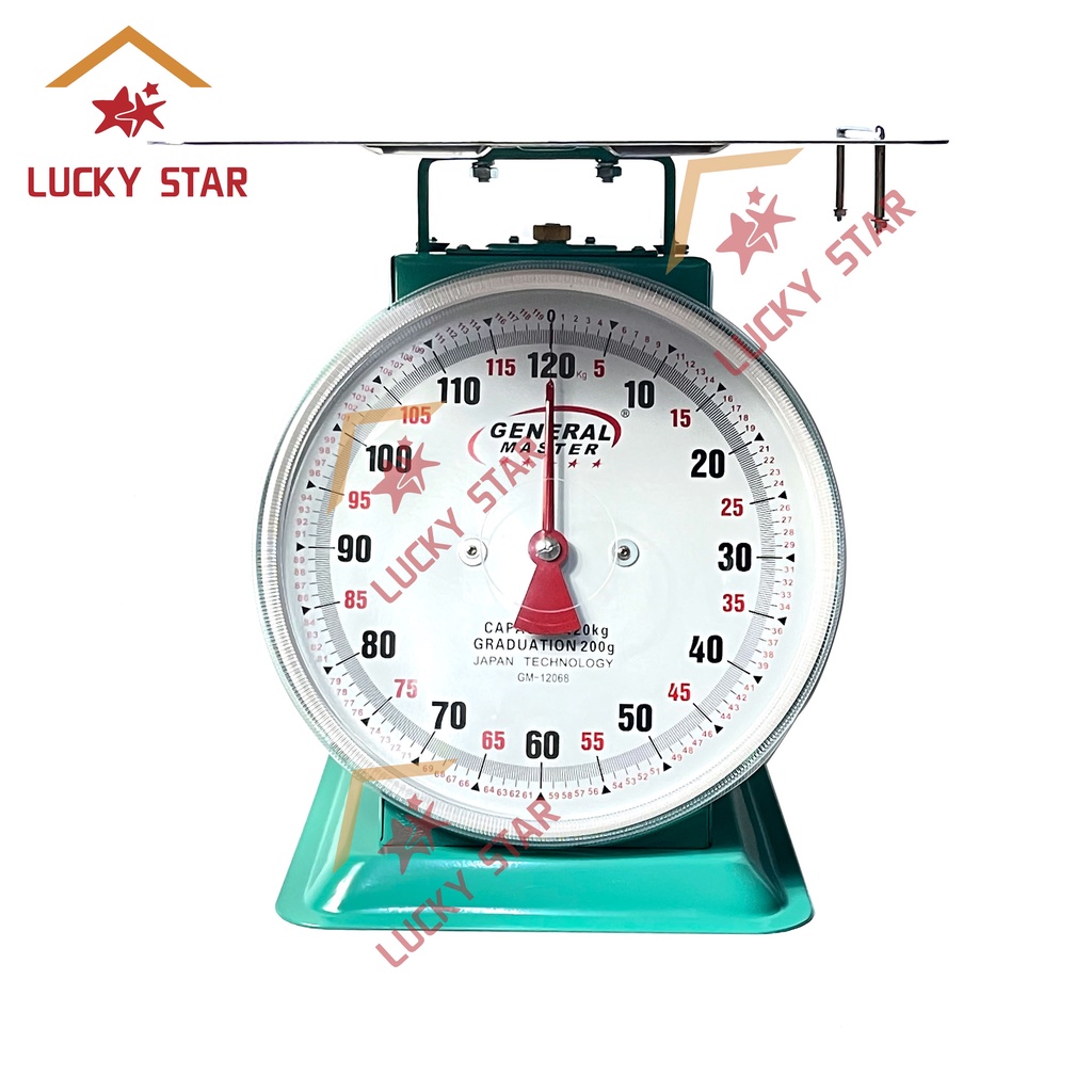 Weighing Scale 120Kg Scale General Master Flat GM 12068LUCKY STAR