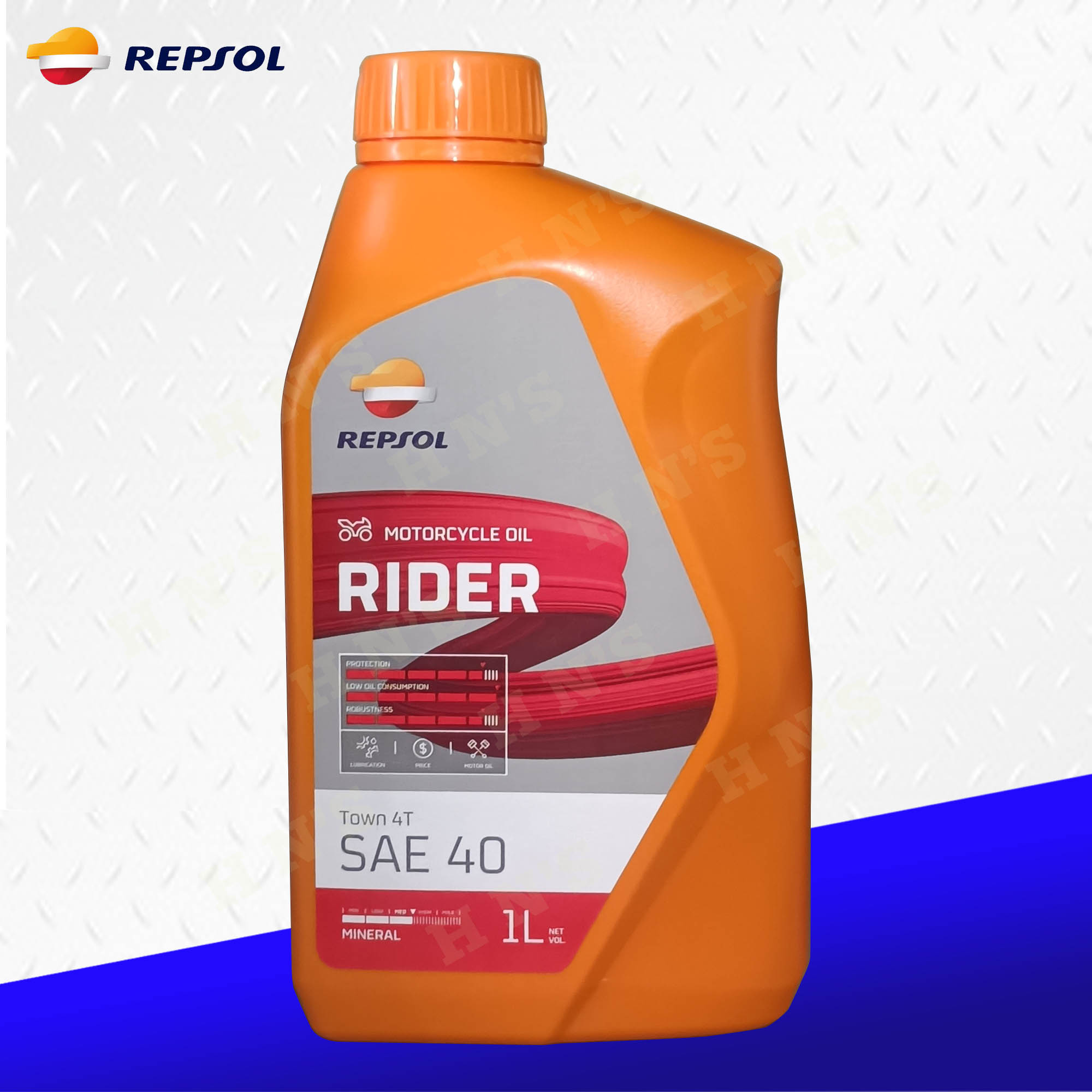 REPSOL Rider Town 4T SAE 40 Motorcycle Oil 1L 1 Liter Lazada PH