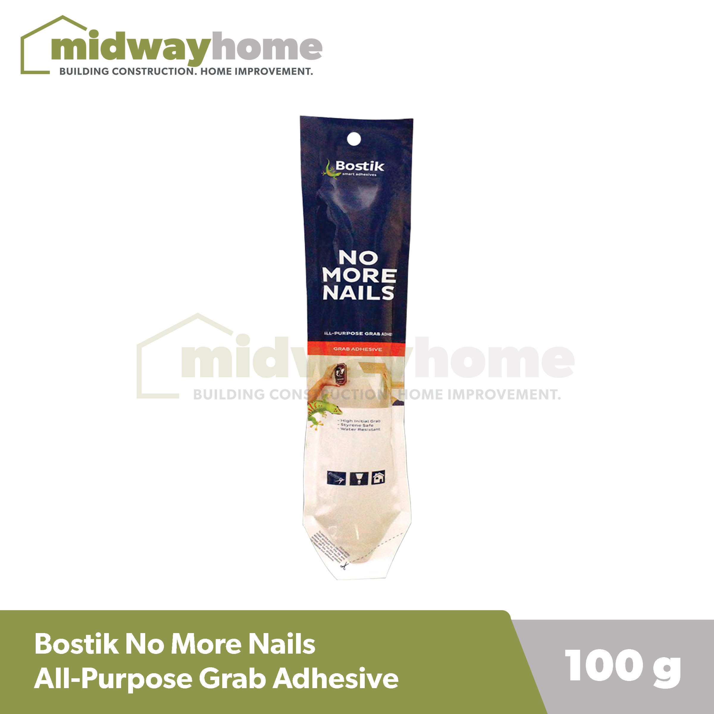 Bostik No More Nails All Purpose Grab Adhesive Liquid Nail 100 G