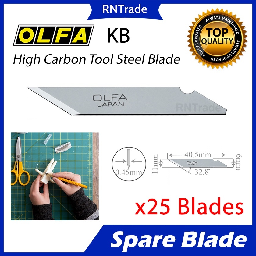 CSU8L2sK OLFA Spare Blade KB For Art Knife AK 6mm Lazada PH