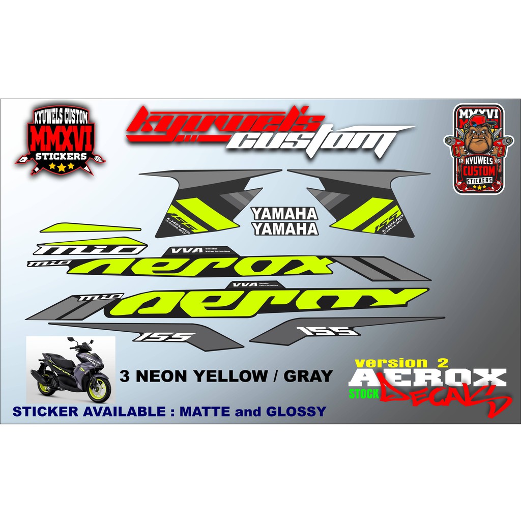 Hot Sale Aerox V Stock Decals Sticker Lazada Ph