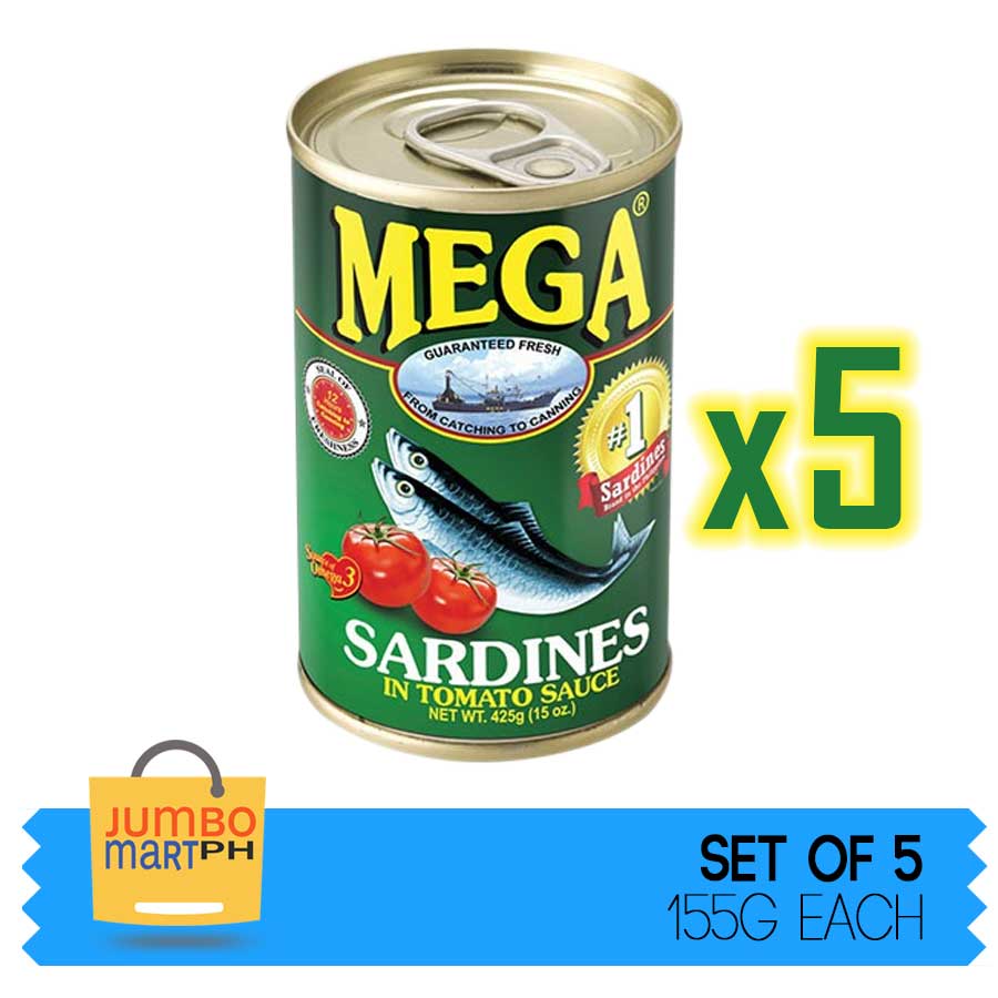 Mega Sardines In Tomato Sauce G Set Of Lazada Ph