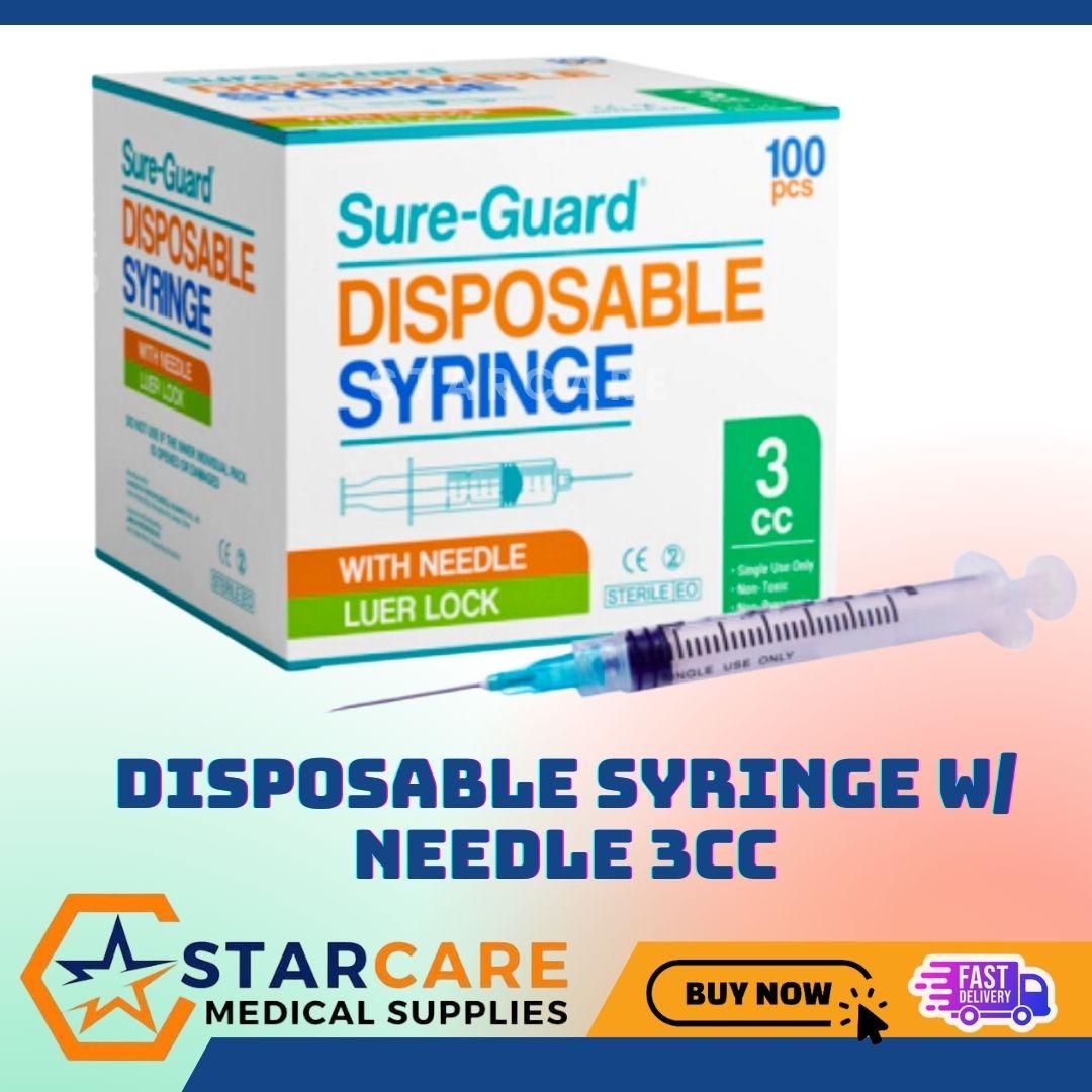 Sure Guard Disposable Syringe Cc Pcs Lazada Ph