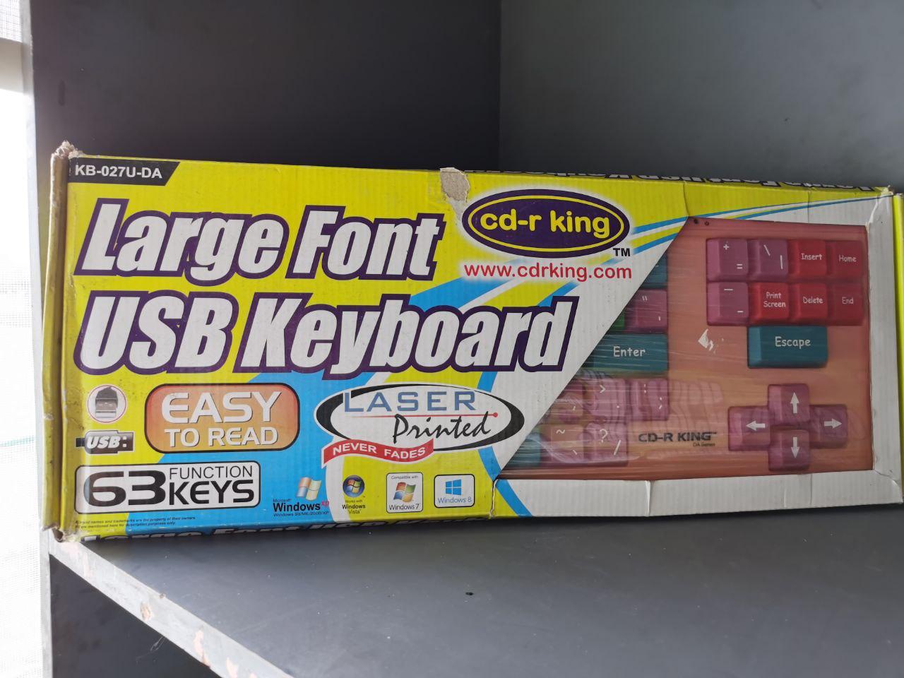 Cd R King Large Font Usb Keyboard Lazada Ph