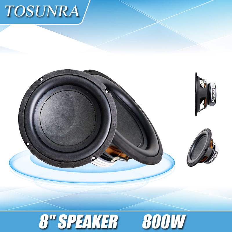 Tosunra Inch Speaker Subwoofer Bass Watt Ohms Home Audio Car