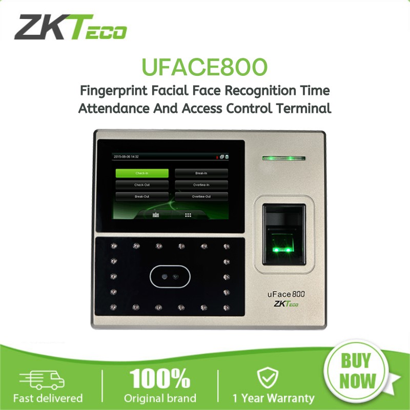 Zkteco Uface Series Facial Multi Biometric Time Attendance And Access