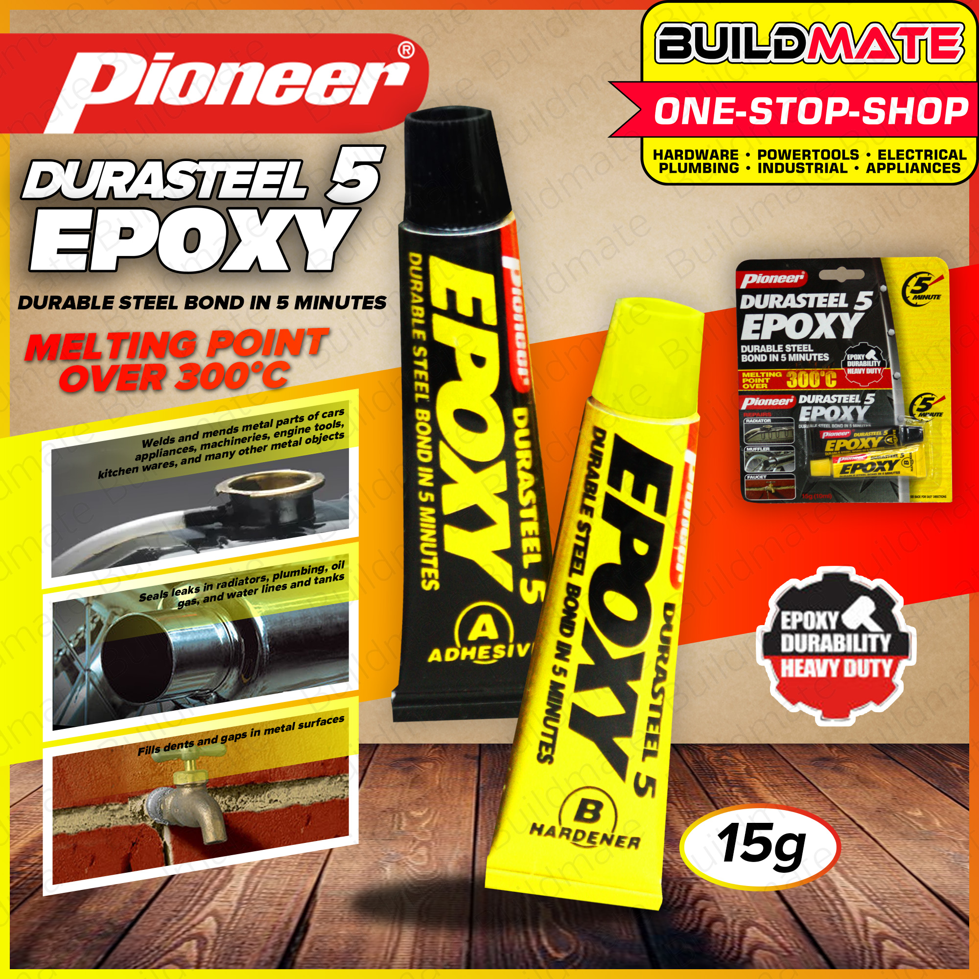 Pioneer Durasteel Five Epoxy G Strip G Tube Epoxy Glue For Steel