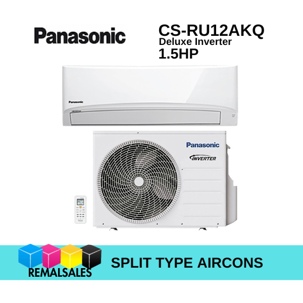 Panasonic Cs Cu Ru Akq Hp Deluxe Inverter Split Type Aircon Lazada Ph