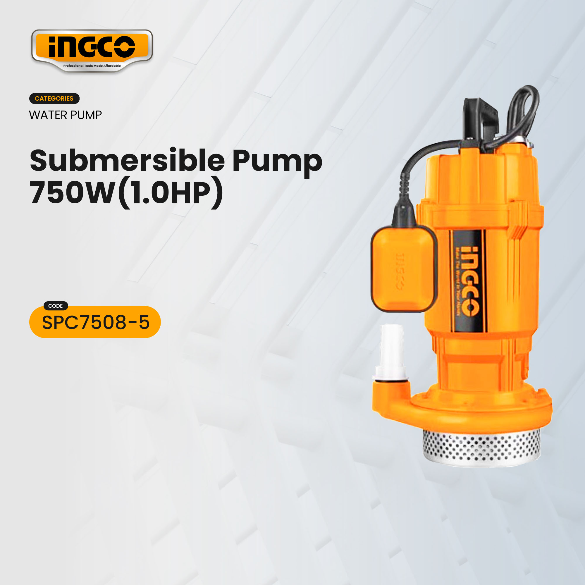 Ingco Water Submersible Pump W Hp Spc Ipt Lazada Ph