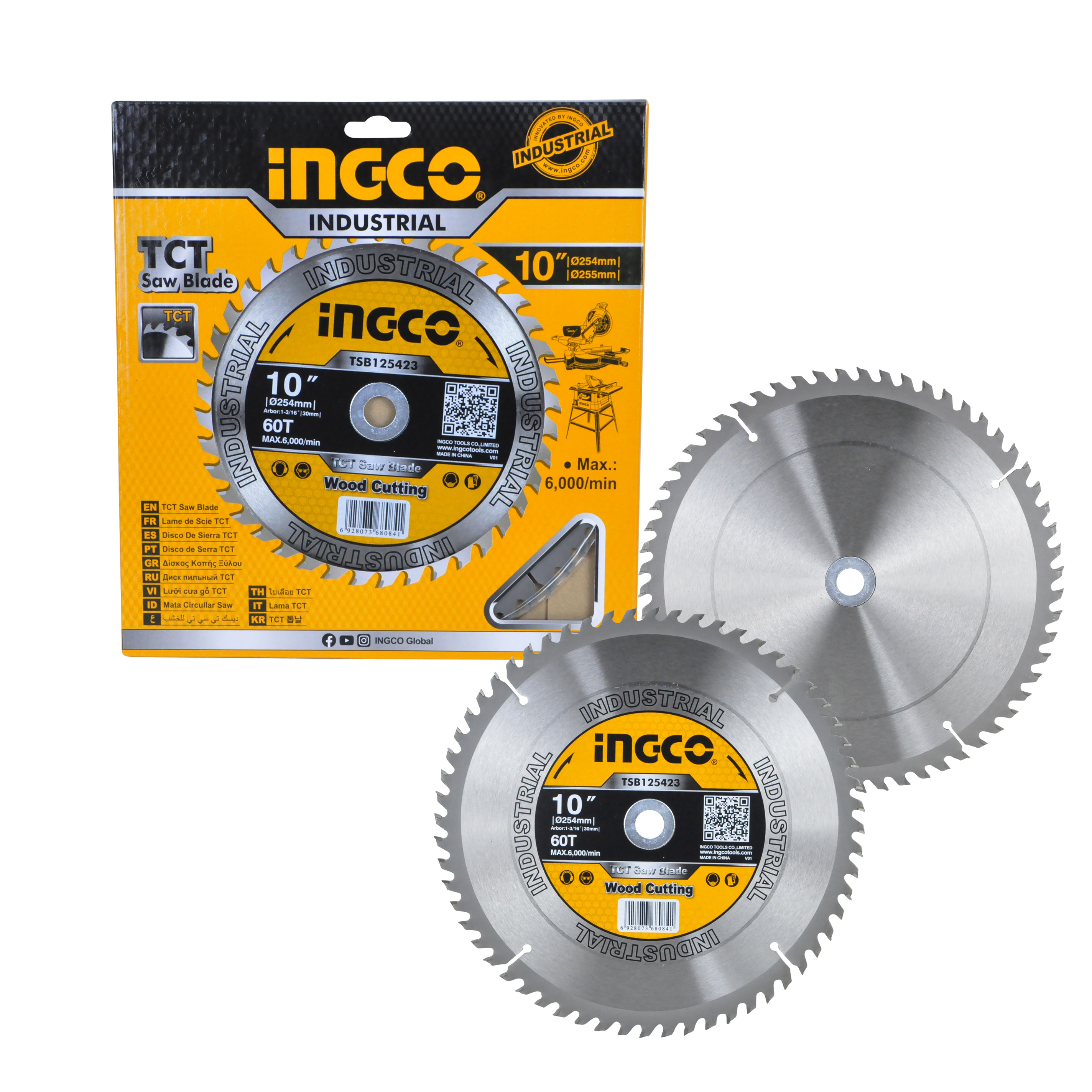 INGCO Original Industrial TCT Saw Blade Wood Cutting For Circular Saw