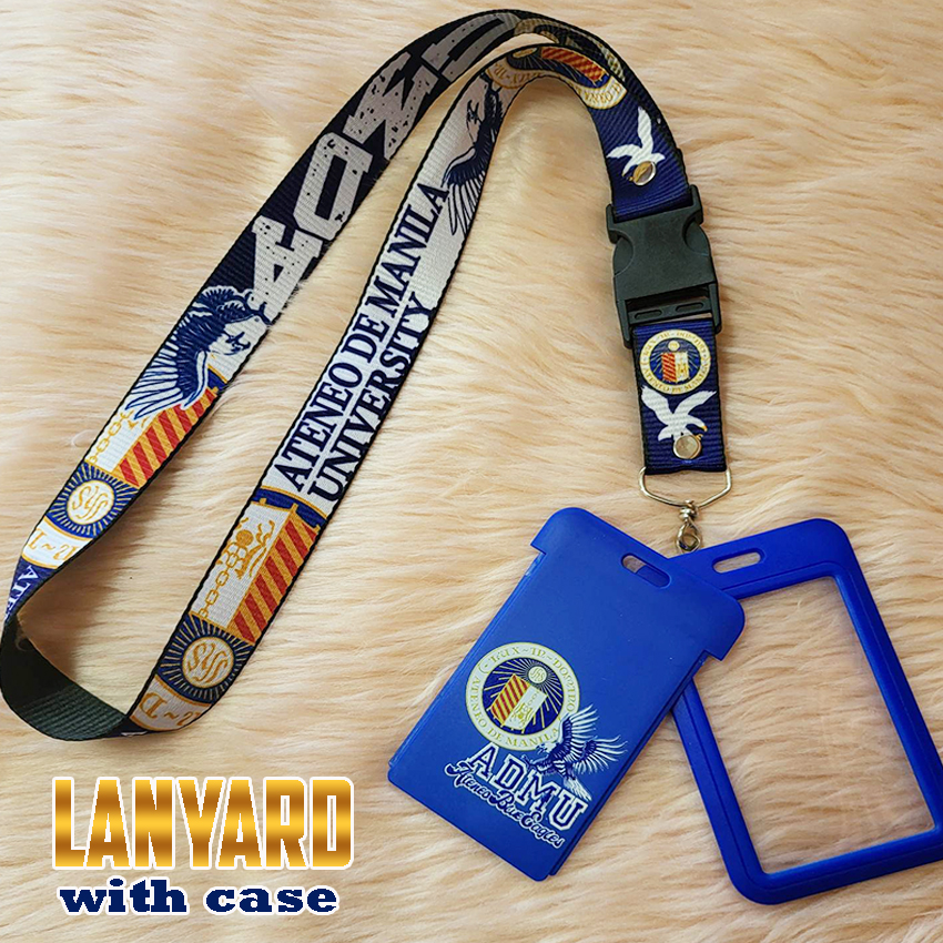 Blue Eagles Ateneo De Manila ADMU Neck Strap Id Lace Lanyard Id Sling