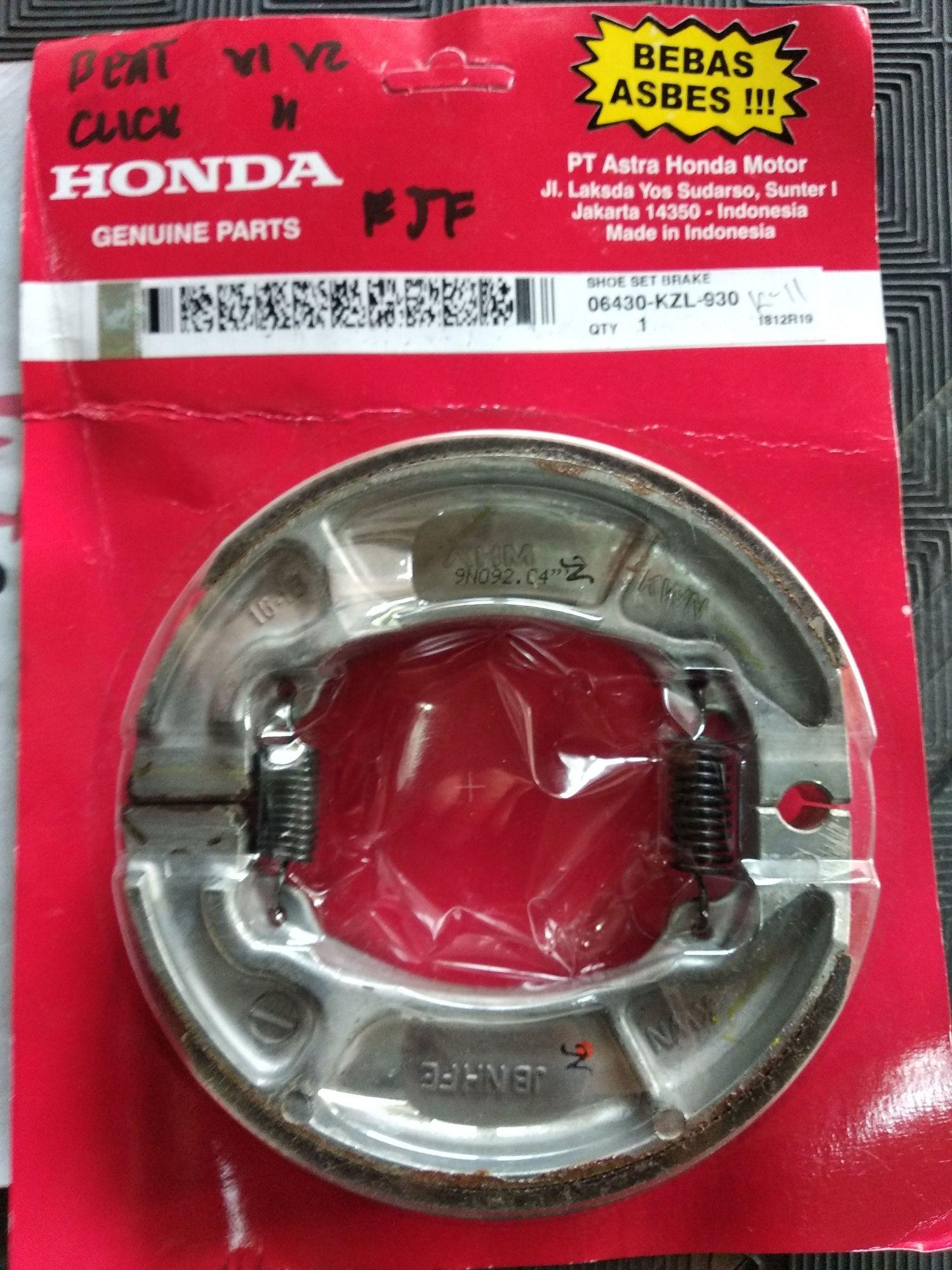 HONDA CLICK 150 125 BEAT FI BRAKE SHOE SET 06430KZL930 Lazada PH