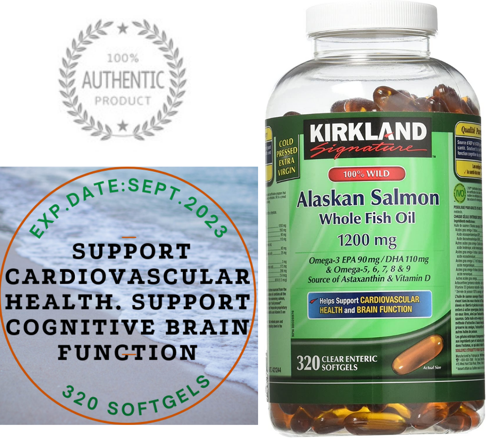 Kirkland Alaskan Salmon Whole Fish Oil Mg Softgel Lazada Ph