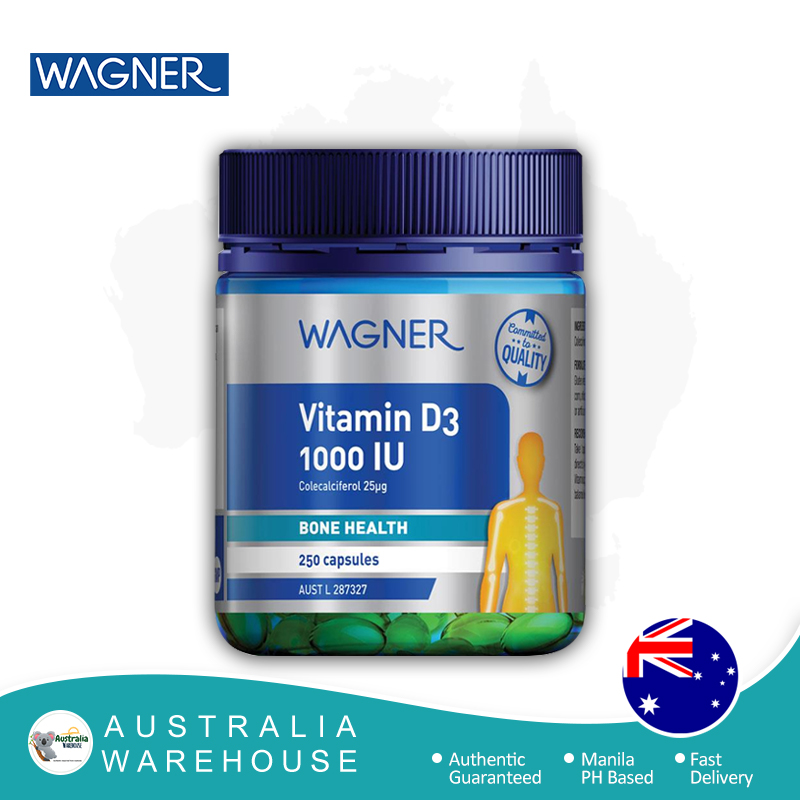 Wagner Vitamin D3 1000iu 250 Capsules Lazada PH