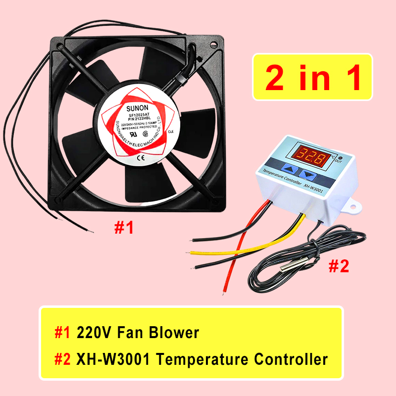 V Blower Fan Automatic Circulation Exhaust Fan For Egg Incubator