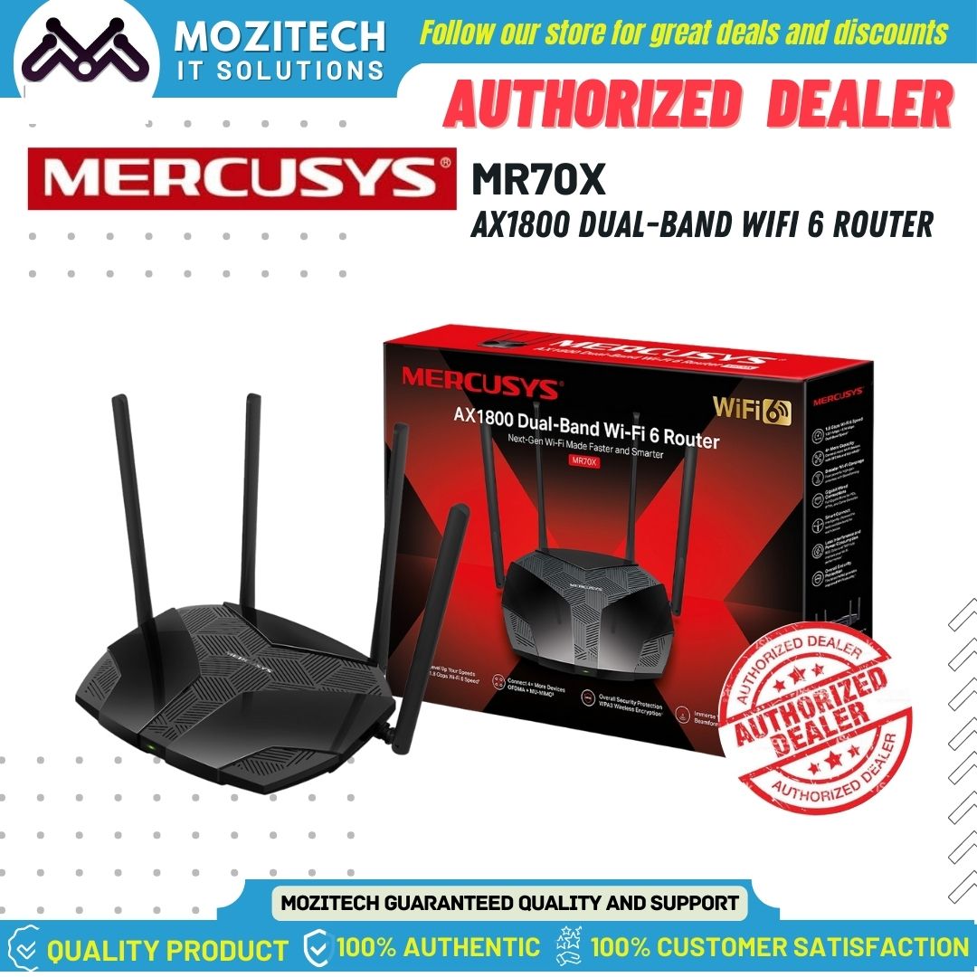 Mercusys Mr X Ax Dual Band Wifi Router Lazada Ph