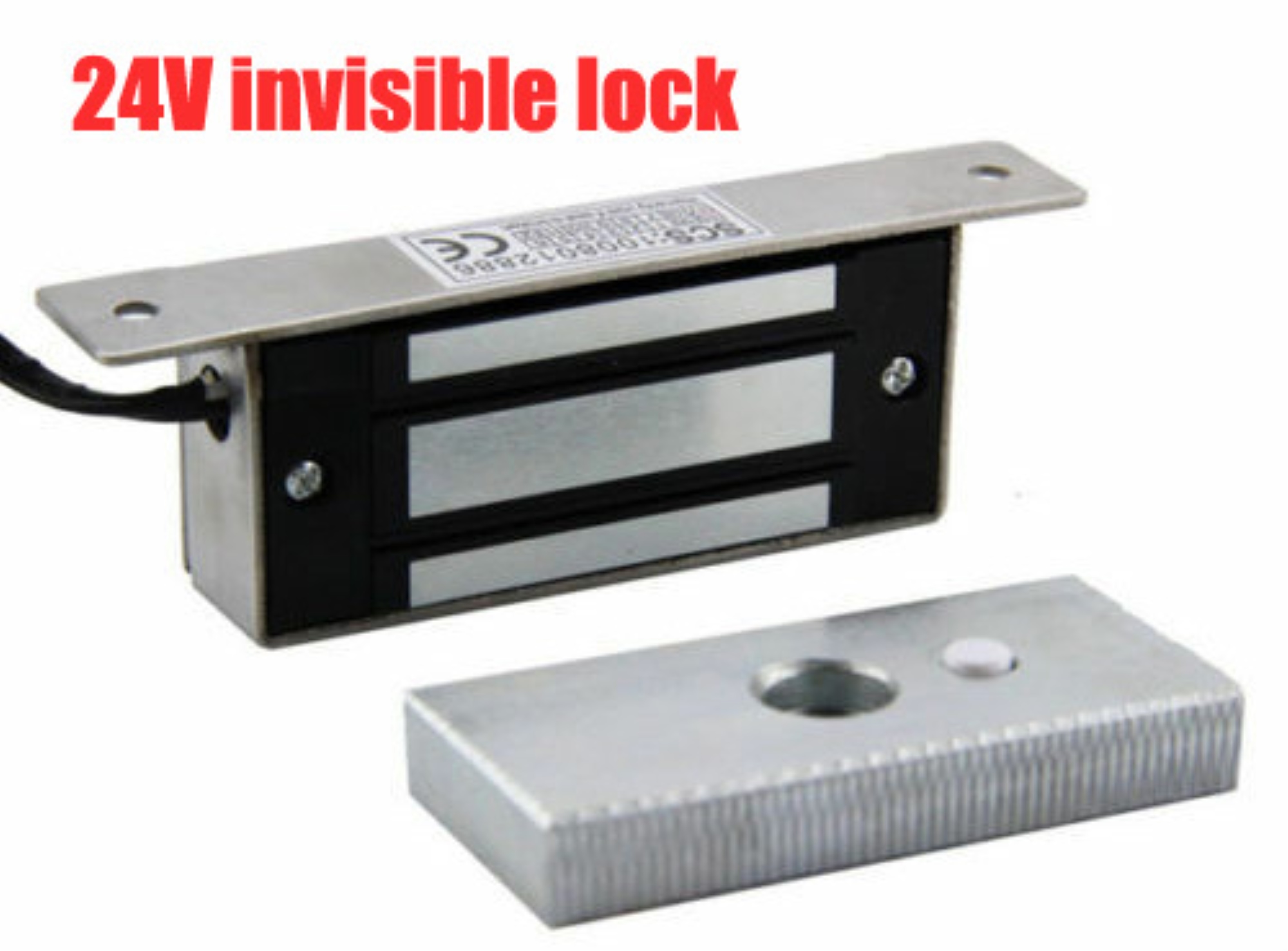 12V 24V DC Mini Lock 60KG 100LBs Holding Force Electric Magnetic Door