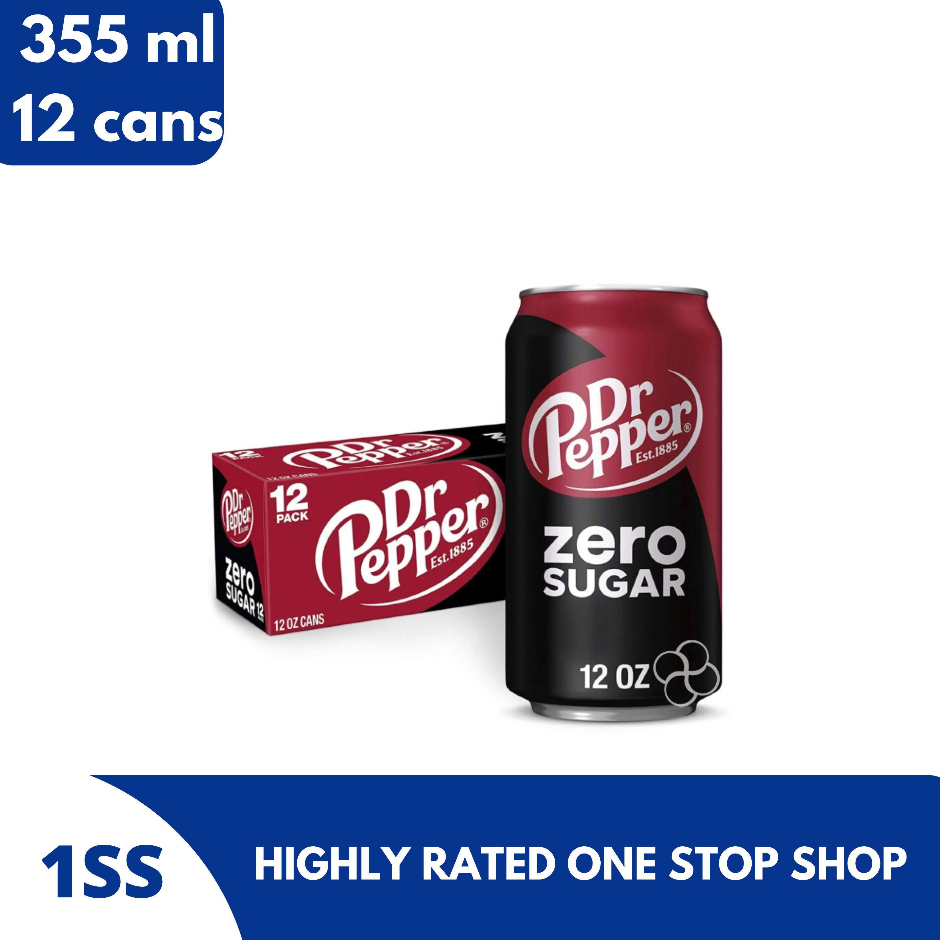 Dr Pepper Zero Sugar Ml X Cans Lazada Ph