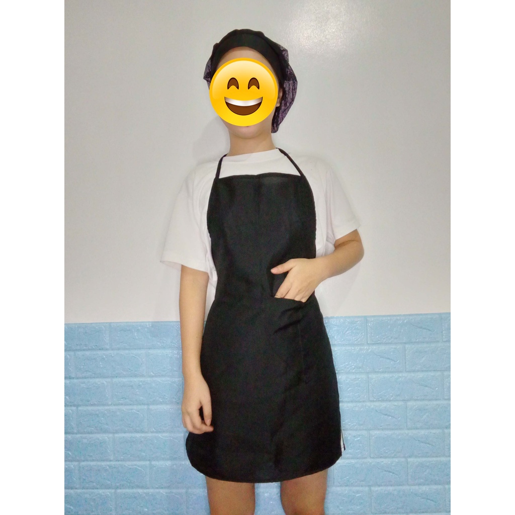 Kitchen Apron Plain Color Lazada Ph