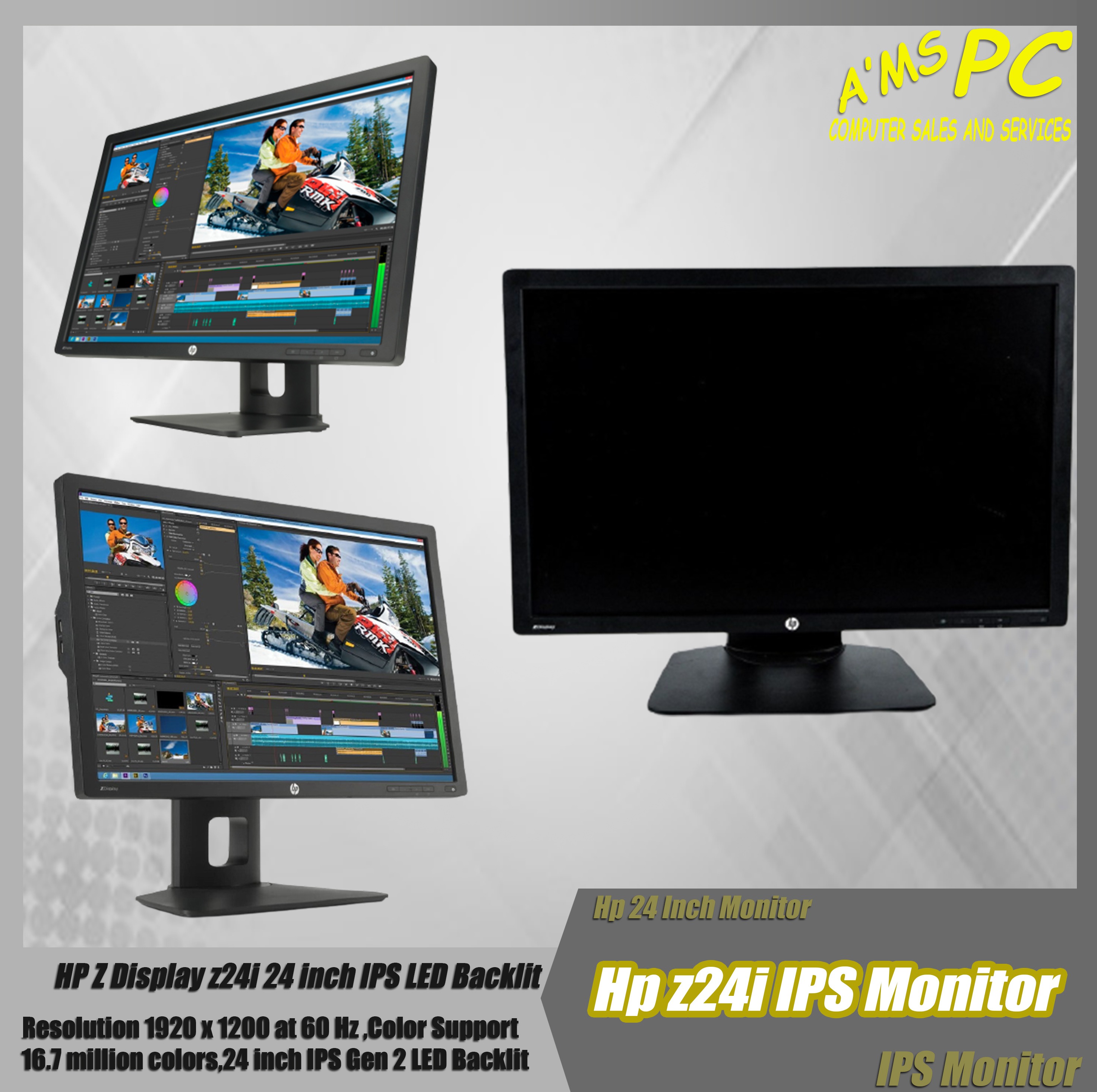 Hp Z I Inches Ips Monitor Inch Ips Gen Led Backlit