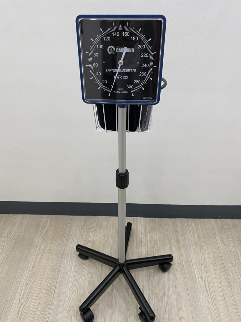 BP APPARATUS ANEROID WITH STAND AND WHEELS BLOOD PRESSURE ANEROID