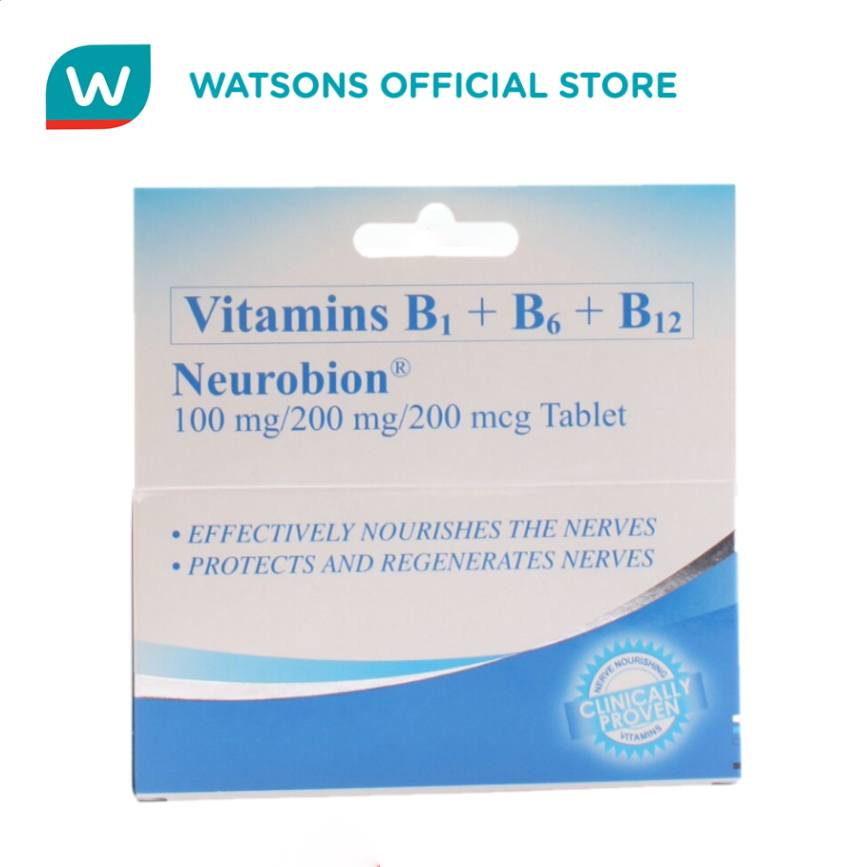 Neurobion Vit B Vit B Vit B Mg Mg Mg Tablets X Tablets