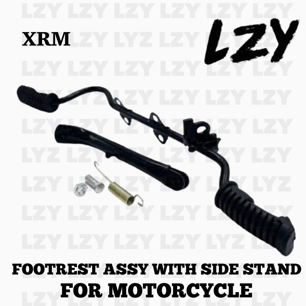 LZY XRM TMX CT100 Front Footrest Assembly With Side Stand Set For