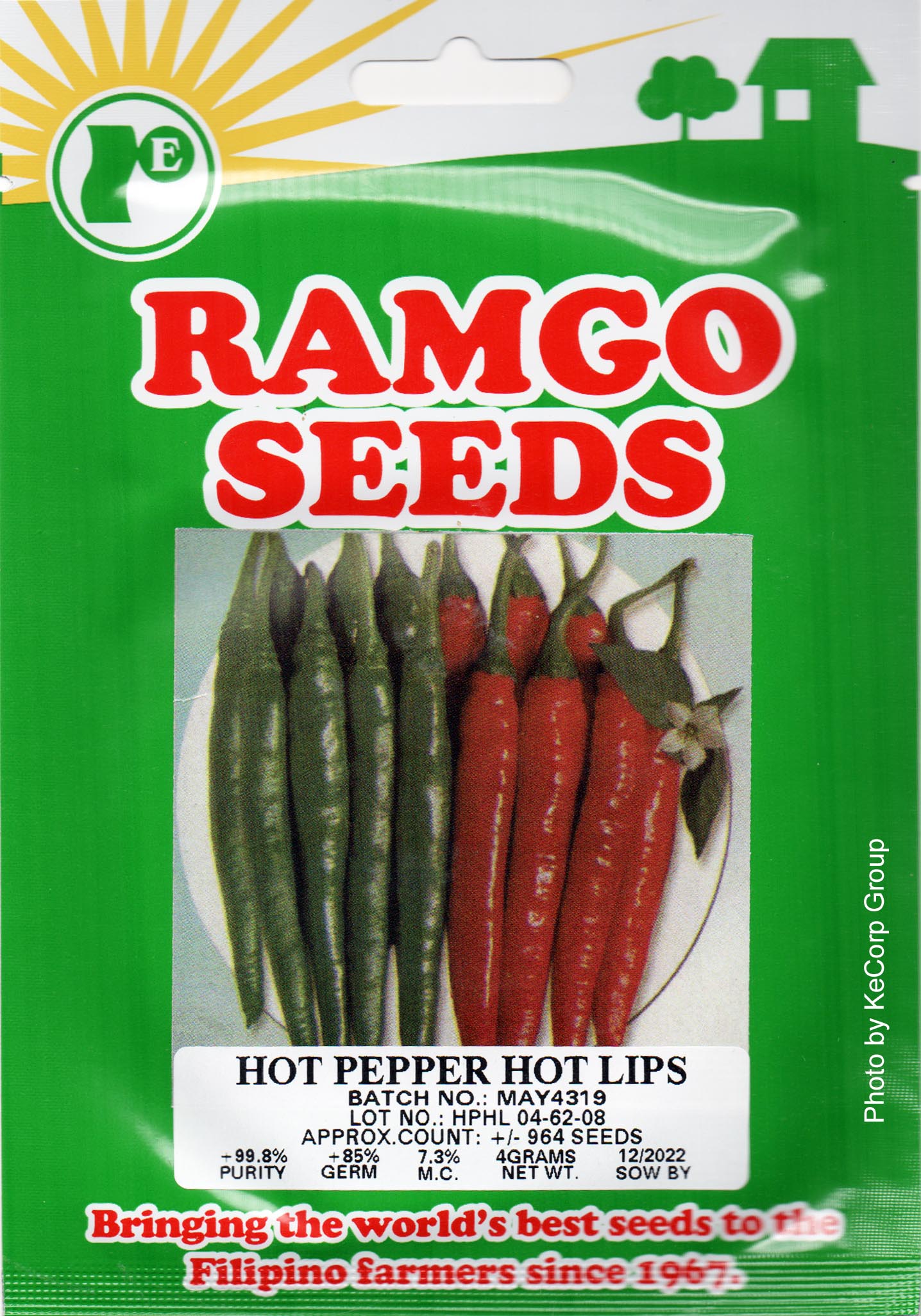 Ramgo RPD HOT PEPPER HOT LIPS Seeds Gram Lazada PH